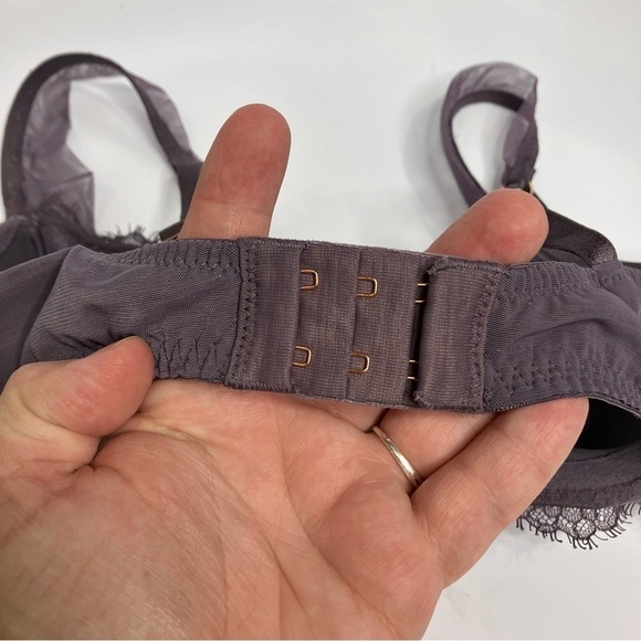 Victoria’s Secret Dream Angels push up without padding lace bra purple size 36C - Picture 7 of 8